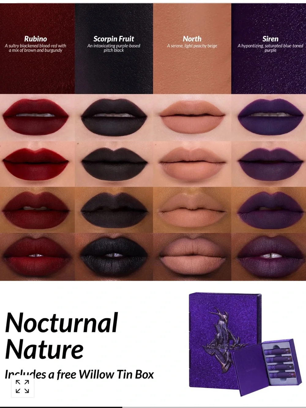 19 Kaleidos Cloud Lab Lip Clay Lipsticks New FullSz